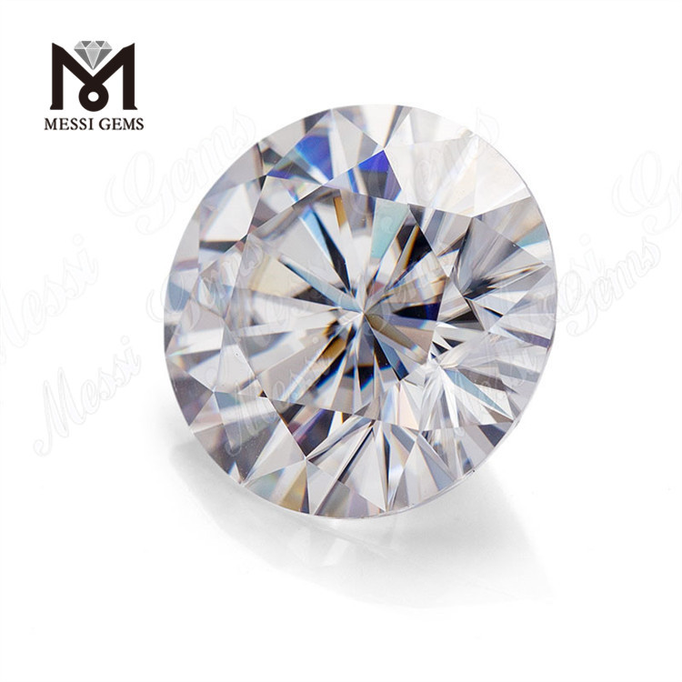 Diamante moissanite de 14 mm GRA Diamante suelto de forma redonda