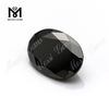7*9 forma ovalada piedra preciosa suelta de alta calidad circonita cúbica negra
