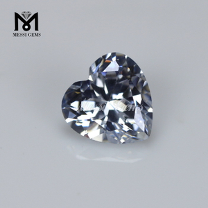 Piedra preciosa de zirconia cúbica con forma de corazón de 10mm de alta calidad a precio de fábrica