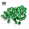 Venta al por mayor de piedras preciosas sueltas de CZ verde redondas de 8 mm de piedra de circonio cúbico sintético