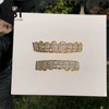 Moissanite Hip Hop Dientes Grillz 18k Grillz Dientes a la venta