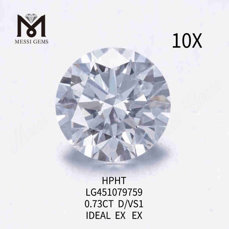 0.73CT d diamante suelto hecho en laboratorio vs precio de diamante sintético