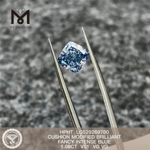1.08CT VS Diamantes sintéticos de cojín azul Diamantes HPHT al por mayor en oferta LG529269780