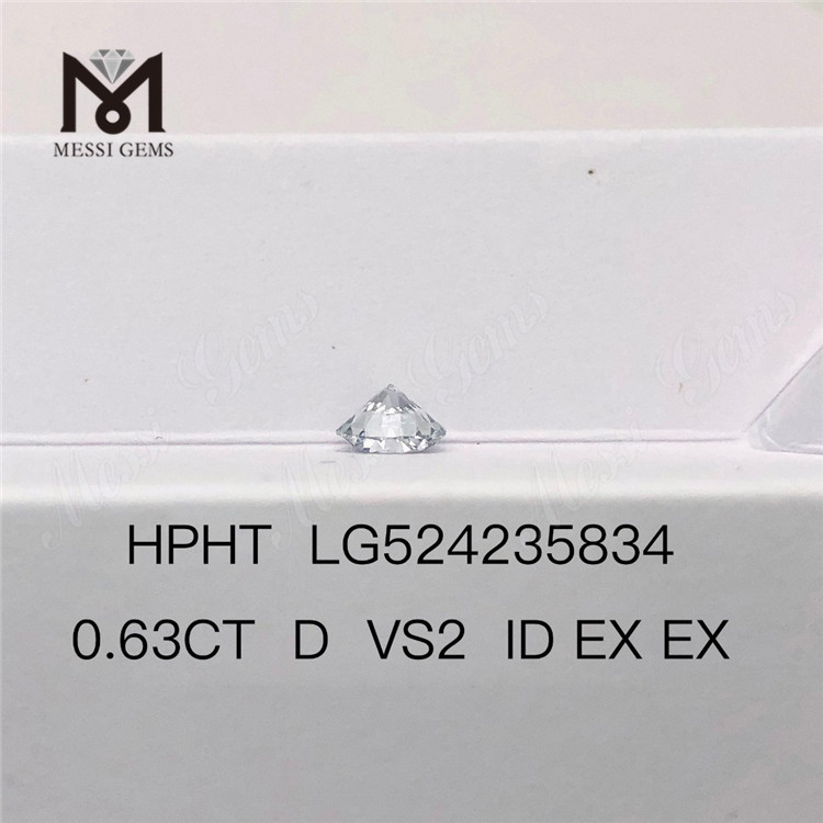 0.63CT D VS2 ID EX EX Diamantes de laboratorio Diamante de laboratorio HPHT 