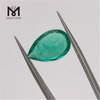 Piedra esmeralda talla PERA de 3,27 ct Piedra esmeralda de 11x11 mm