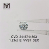 1.21ct VVS laboratorio diamante precio de fábrica E 3EX cvd diamante a la venta