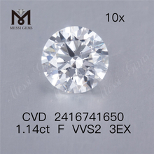 1.14ct F lab diamante VVS 3EX cvd diamante en oferta