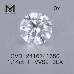 1.14ct F lab diamante VVS 3EX cvd diamante en oferta