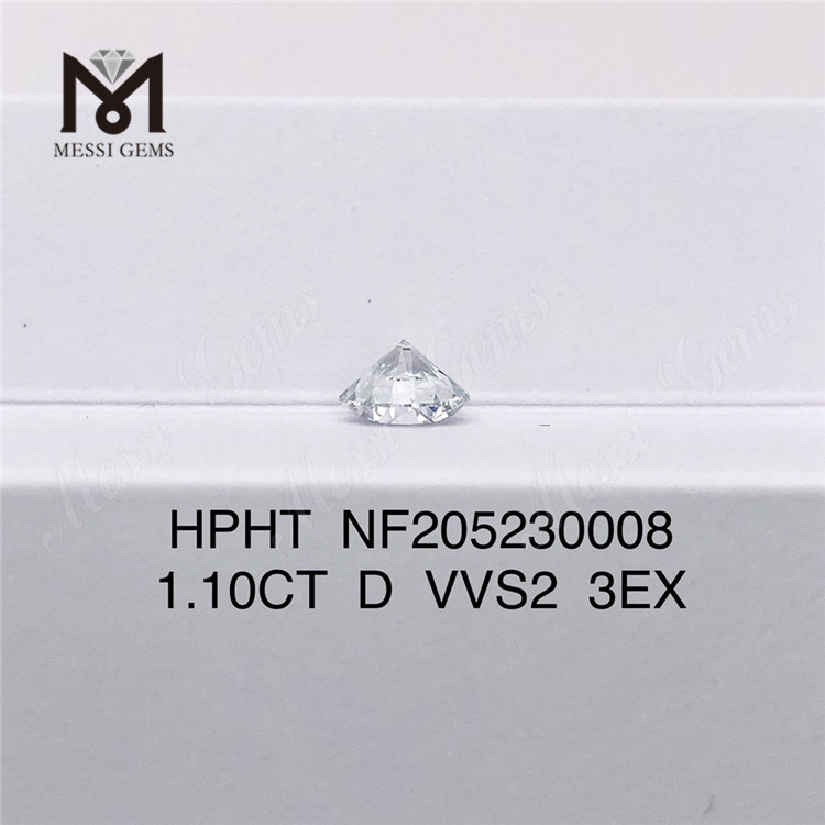 Venta al por mayor 1.10ct D VVS2 Corte brillante redondo HPHT 3EX Diamante sintético cultivado en laboratorio