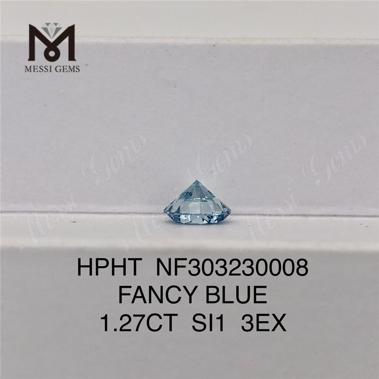 1.27ct si1 3ex fantasía azul laboratorio cultivado diamantes de colores hpht NF303230008