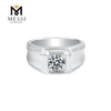 Anillos de hombre de joyería de plata 925 de alta calidad anillo de moissanita para hombre