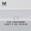 4.42CT E VS1 ID 4ct diamante cvd Brillo ecológico LG597359298 丨Messigems