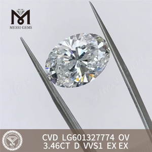 3.46CT D VVS1 ov cvd diamante en línea LG601327774 