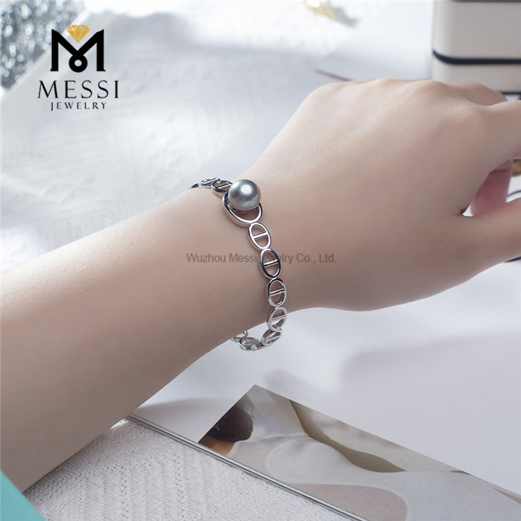 pulsera de perlas para mujer