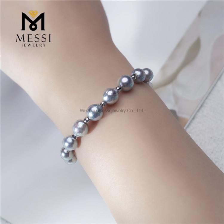 pulsera de perlas de boda
