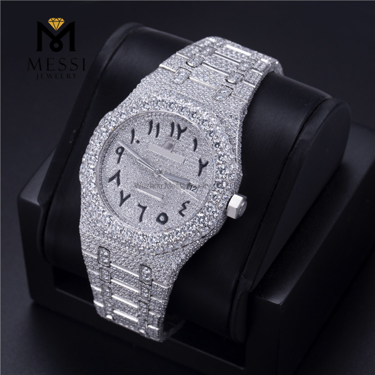 relojes moissanita para hombre