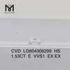 1.53CT E VVS1 HS diamante cvd cultivado en laboratorio Excelencia mayorista 丨Messigems LG604306299 