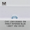 1.90CT VS2 EM FANCY INTENSE BLUE diamantes sueltos cultivados en laboratorio al por mayor 丨 Messigems CVD LG611353653 