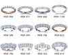 Anillos de compromiso de diamantes cultivados PT950 6.2G Belleza ética para toda la vida
