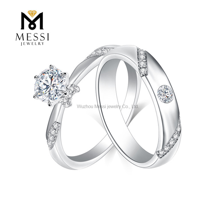 El mejor anillo de diamantes cultivados en laboratorio de 1 quilate El futuro de los exquisitos anillos de pareja de diamantes