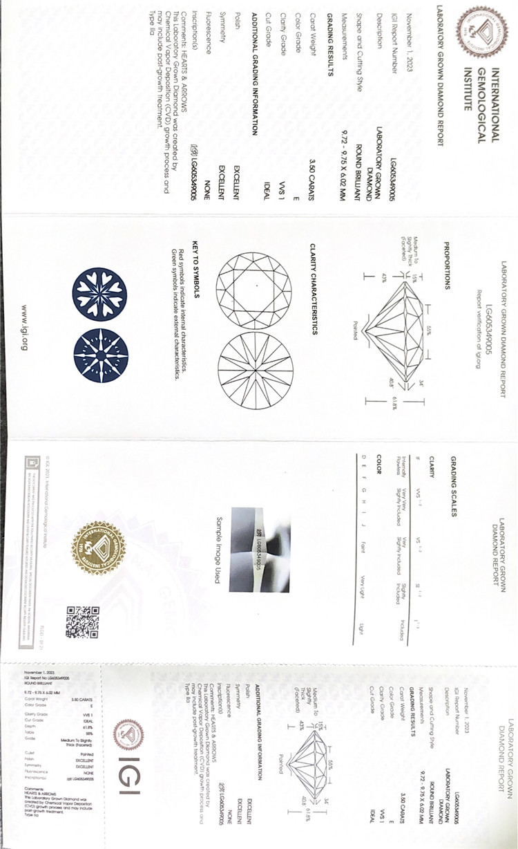 certificación de gemas igi