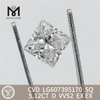 5.12CT D SQ VVS2 porcelana de diamante cultivada en laboratorio CVD IGI LG607395170