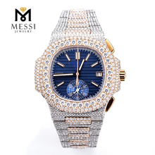 Relojes para hombre Moissanite combinados de lujo y elegancia para hombre MSA-579