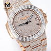 Reloj Iced Out Moissanite de lujo y brillo MSA-582