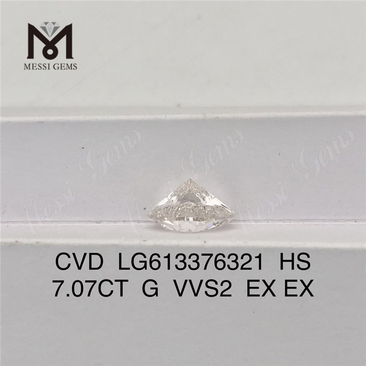 Diamantes de laboratorio de la mejor calidad HS de 7 quilates CVD LG613376321 丨 Messigems