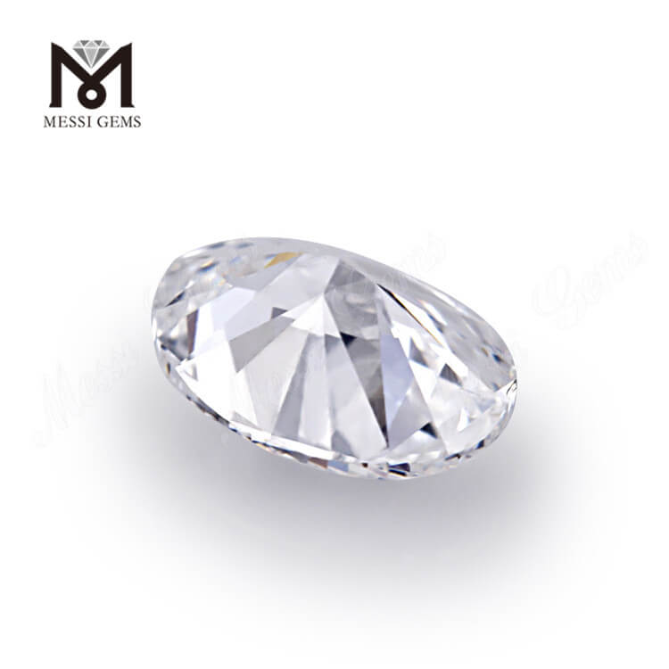 OVAL D VS2 excelente corte Diamante sintético de 0,415 quilates precio por quilate