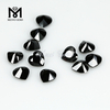 Piedras de zirconia cúbica negra de 5 x 5 mm con corte de corazón a precio mayorista