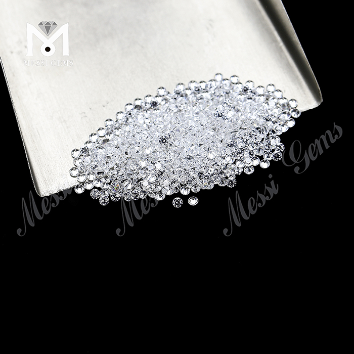 Piedra cz suelta 1,0 mm 1,5 mm 2,0 mm AAA Zirconia cúbica blanca Precio