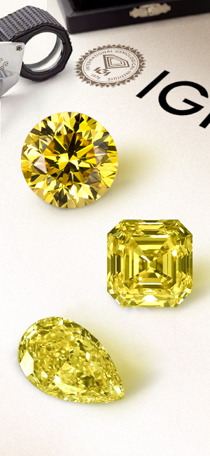 diamante de color amarillo