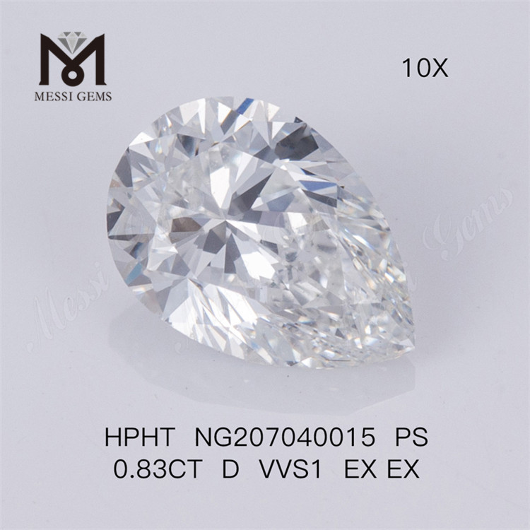 PS 0.83CT D VVS1 EX Diamantes de laboratorio EX