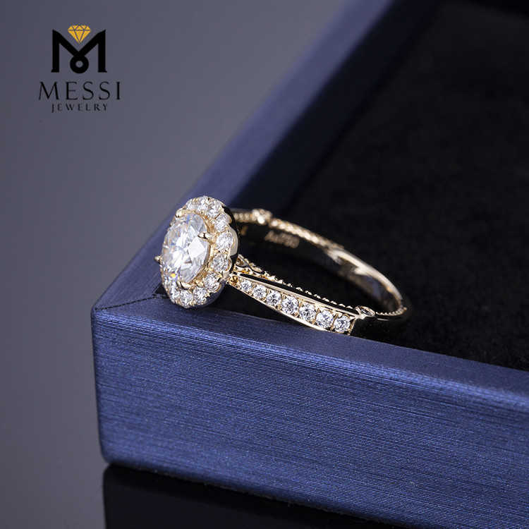 anillo de diamantes cultivado en laboratorio