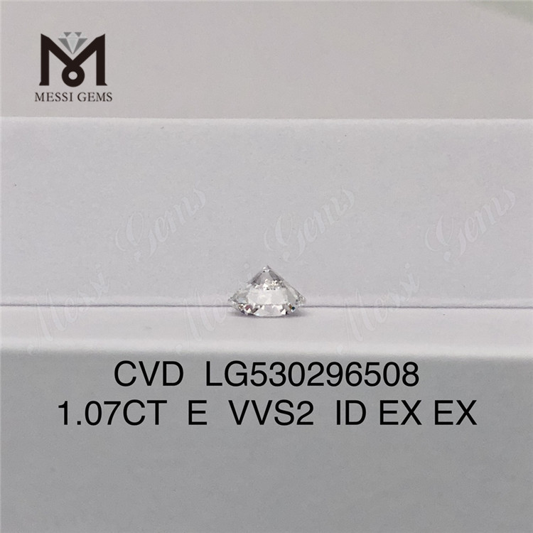 1.07ct E VVS Diamante redondo suelto de laboratorio VVS RD Diamante blanco suelto de laboratorio CVD