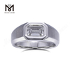 Anillos de compromiso de talla esmeralda con diamantes cultivados en laboratorio IGI de color E de 1 ct