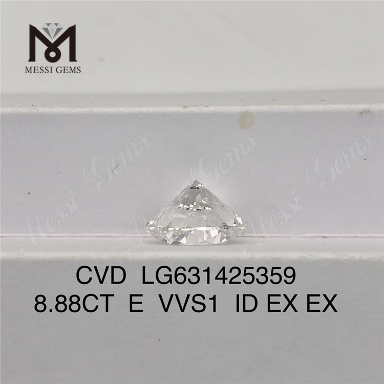 8.88CT E VVS1 ID diamantes cultivados en laboratorio CVD LG631425359 丨Messigems 