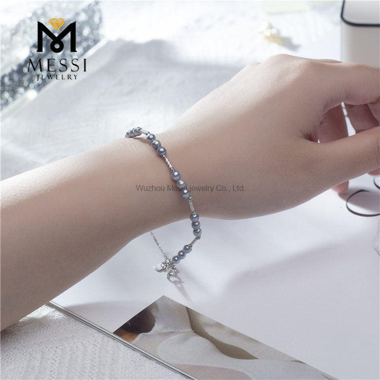 pulsera de perlas de boda