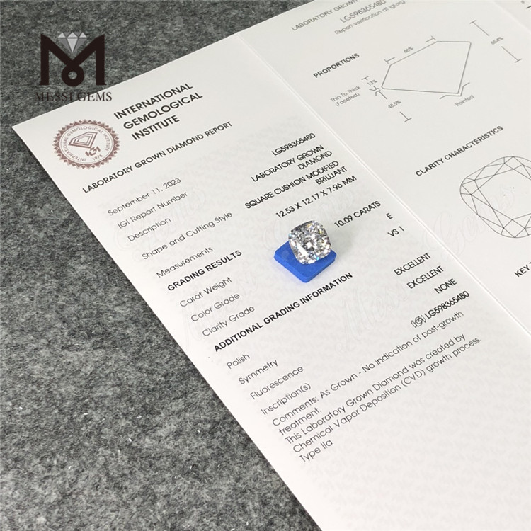 10.09CT E VS1 EX EX COJÍN CVD Diamante LG598365480