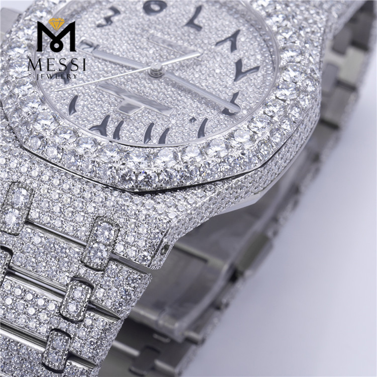 Hip Hop Moissanite Diamond Watch Pass Diamond Tester VVS reloj moissanite