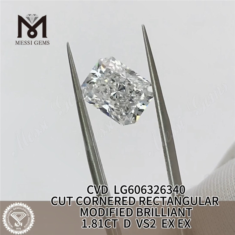 1.81CT D VS2 EX EX CVD RECTANGULAR igi diamante Compre nuestra colección 丨Messigems LG606326340