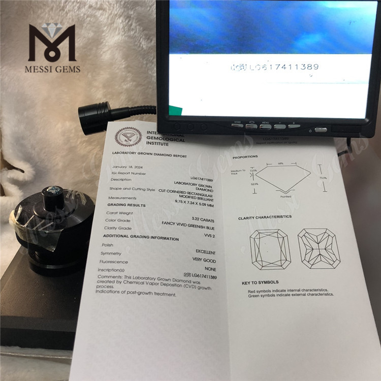 Diamante de laboratorio LG617411389 丨Messigems