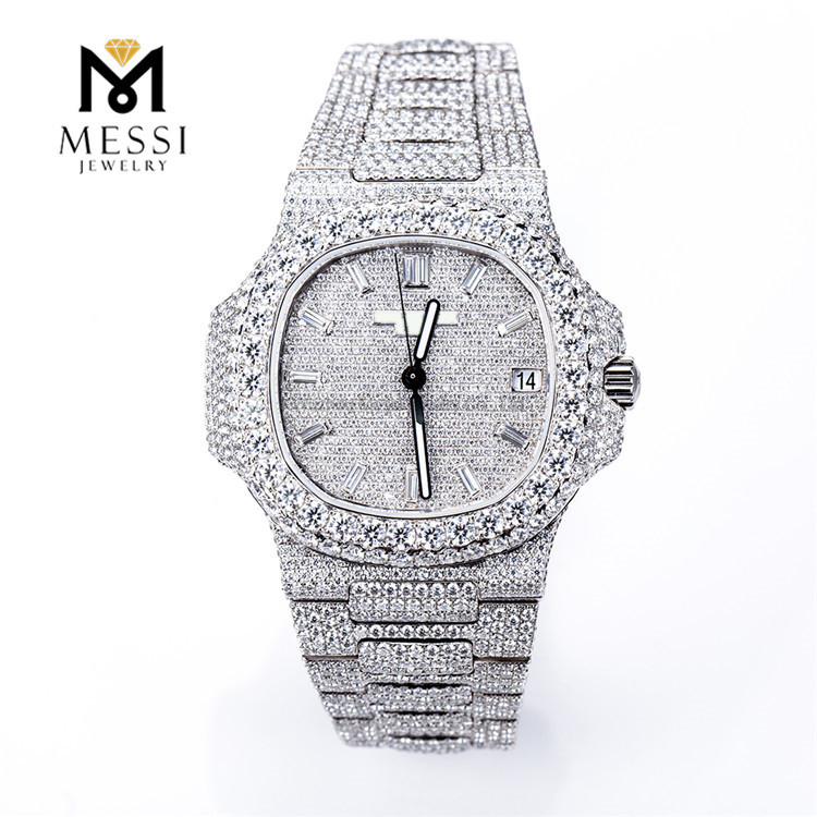 Relojes de lujo VVS Moissanite Watch Calidad premium MSA-581