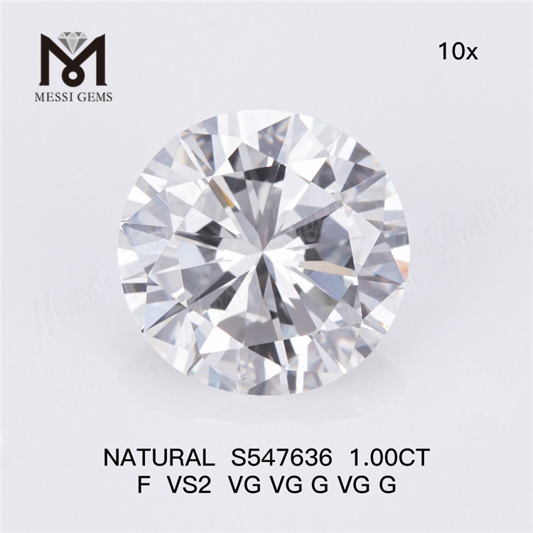 1.00CT F VS2 Auténticos diamantes naturales Elegancia en su máxima expresión S547636 丨Messigems