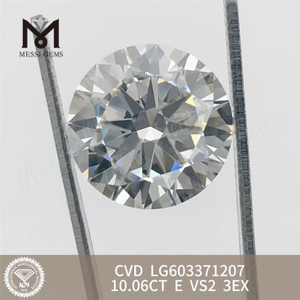 10.06CT E VS2 3EX Nuevos diamantes creados en laboratorio 丨Messigems CVD LG603371207